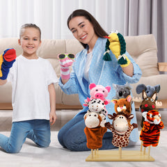 Ouvibor wooden puppet stand durable construction supports years of imaginative use.