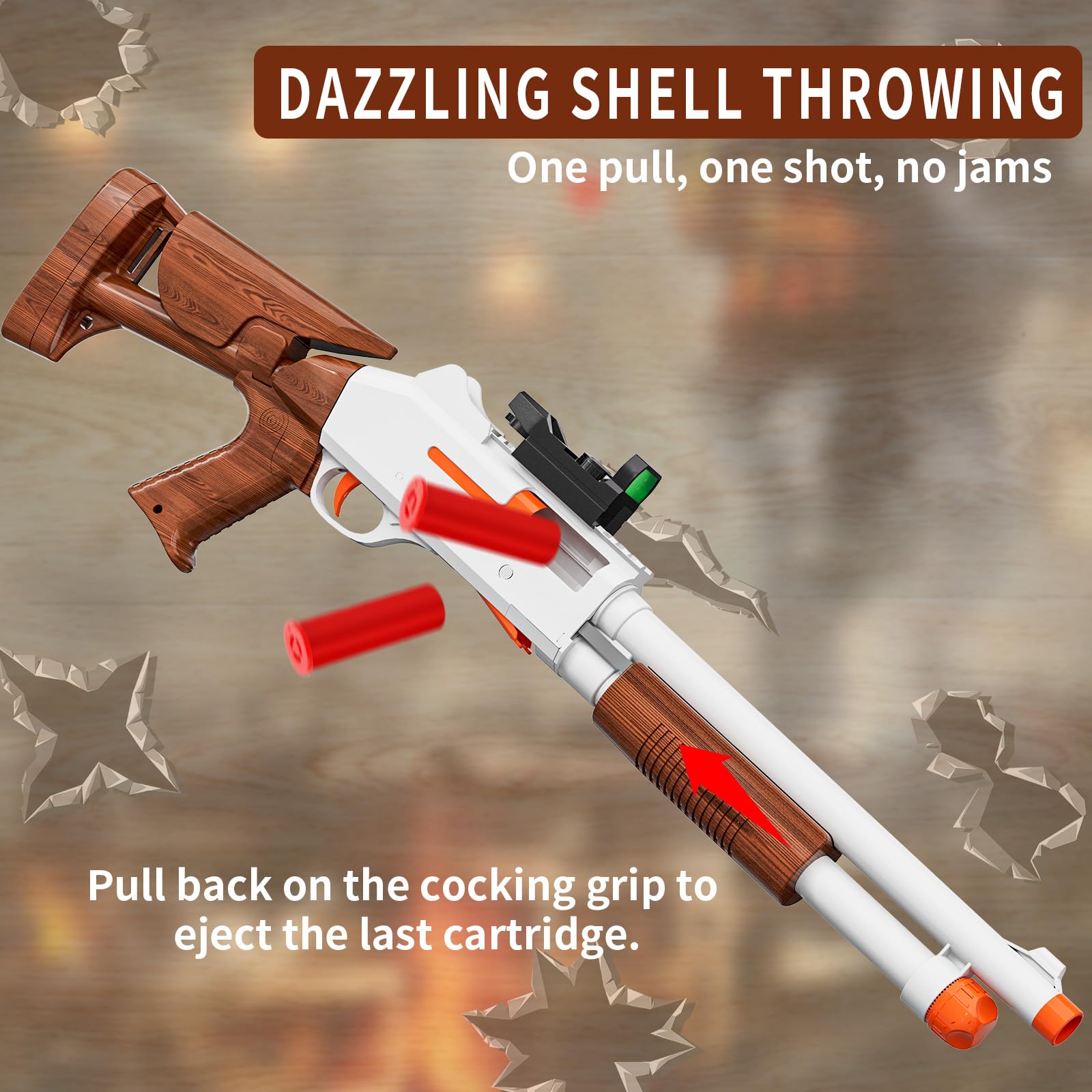 Ouzhimanxing manual bolt design enables smooth, battery-free loading.