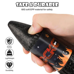 Ovaasy Rocket Launcher lightweight EPP foam design for safe outdoor fun.