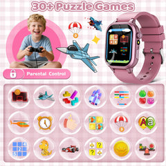 OVV Kids Game Watch camera cutout captures playful moments on the go.