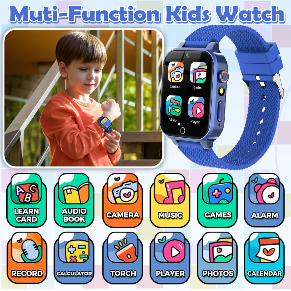 OVV Kids Smart Watch records HD videos and selfies for lasting memories.