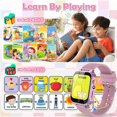 OVV Kids Smart Watch games menu with 26 activities