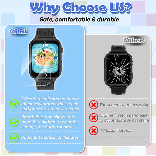 OVV Kids Smart Watch video recorder captures memories on the go.