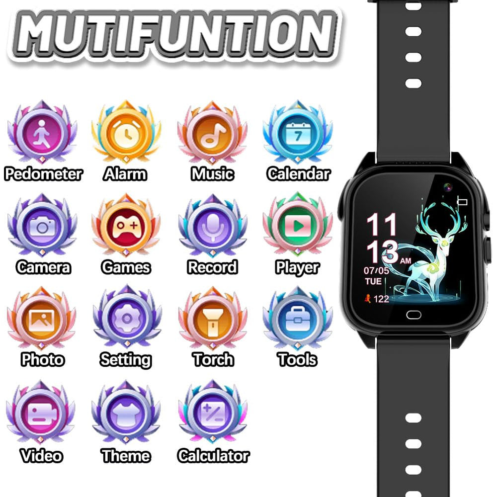 OVV Kids watch camera enables safe selfies and capturing precious childhood moments.