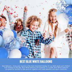 OWill premium decor with blue tones and confetti accents.