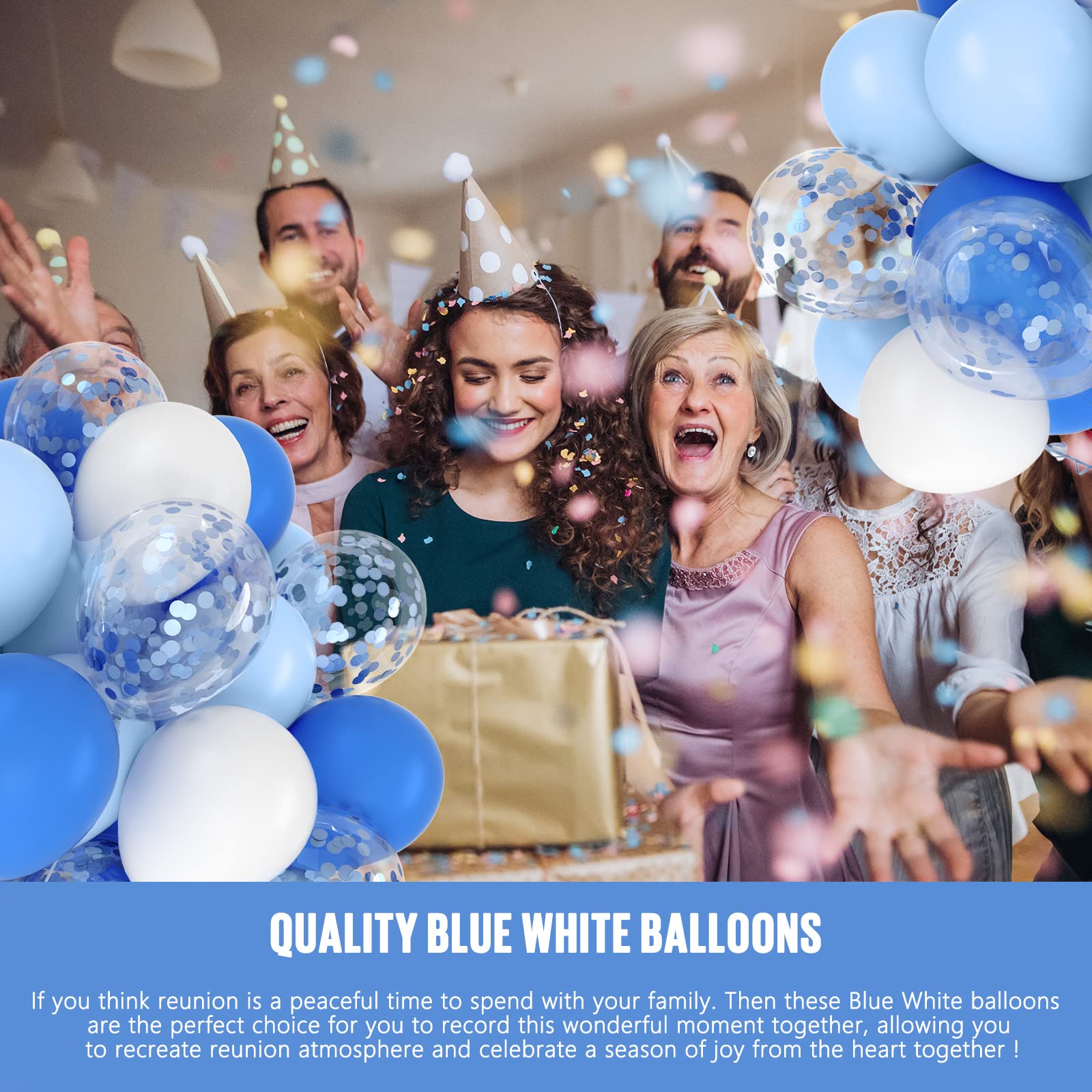 OWill blue balloons ideal for quick, eye-catching party decor.