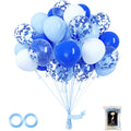 OWill royal blue confetti balloons for vibrant party backdrops.