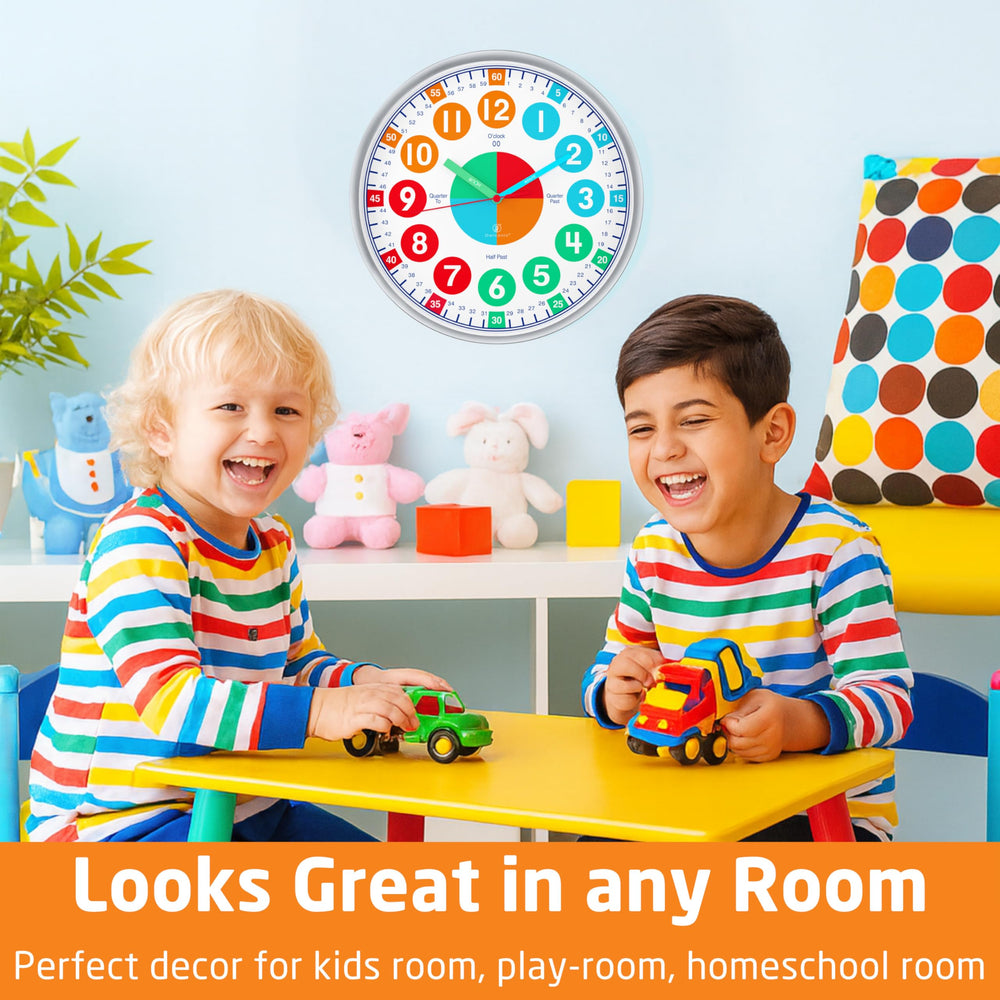 OWLCONIC Kids Clock suitable for bedrooms and playrooms to build routines.