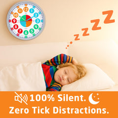 OWLCONIC Kids Clock highlights O'clock and Half Past for routine language practice.