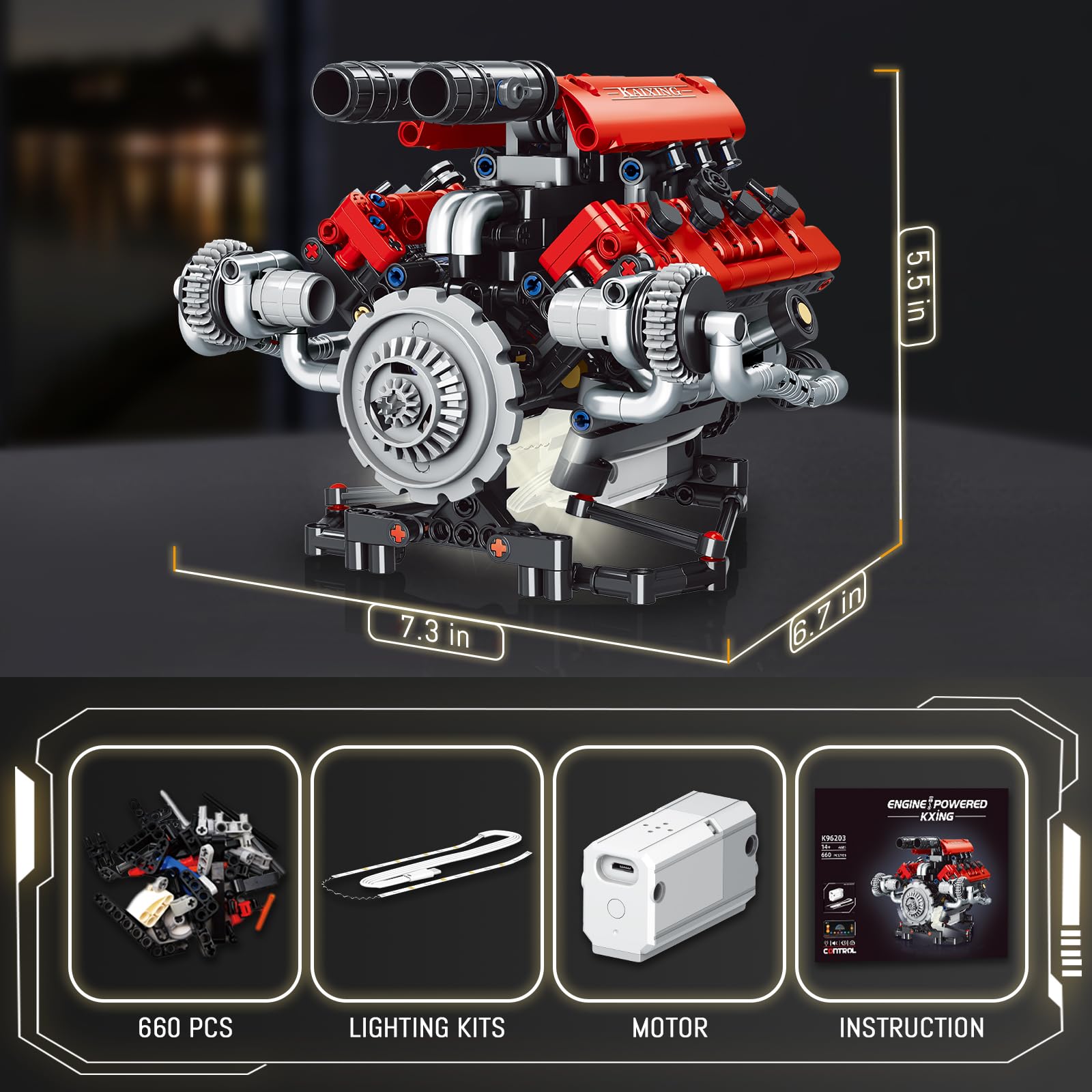 OWNONE 1 V8 kit with clear step-by-step instructions simplifies assembly