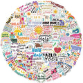 OYALAE Spanish motivational stickers pack for laptops and notebooks