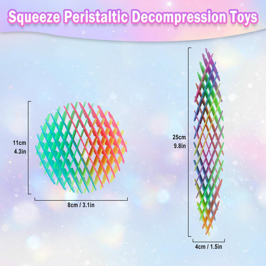 oyeftp 12pcs fidget toy stretch and squeeze for stress relief