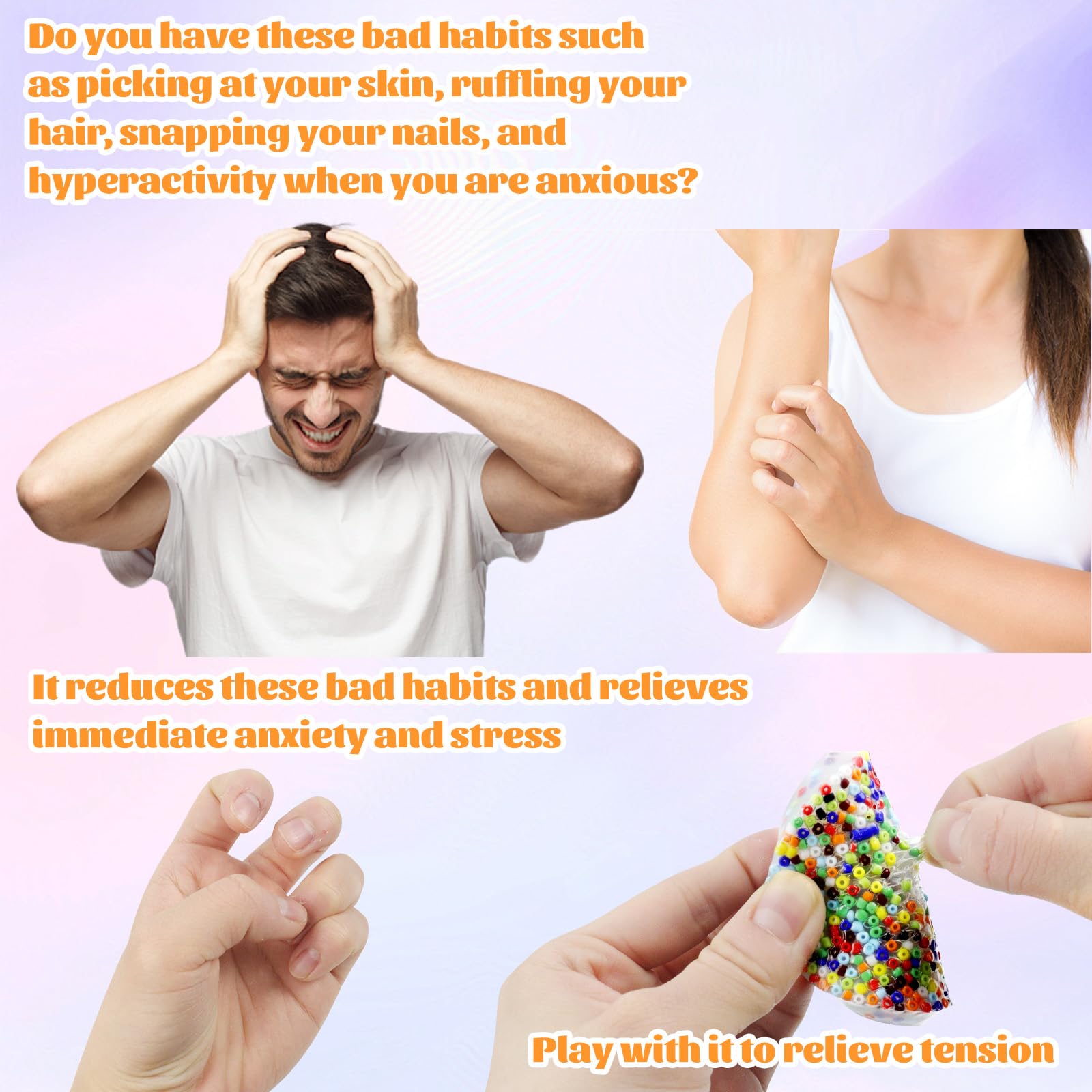 Oyeftp dermatillomania fidget gadget helps redirect urges to positive activities.