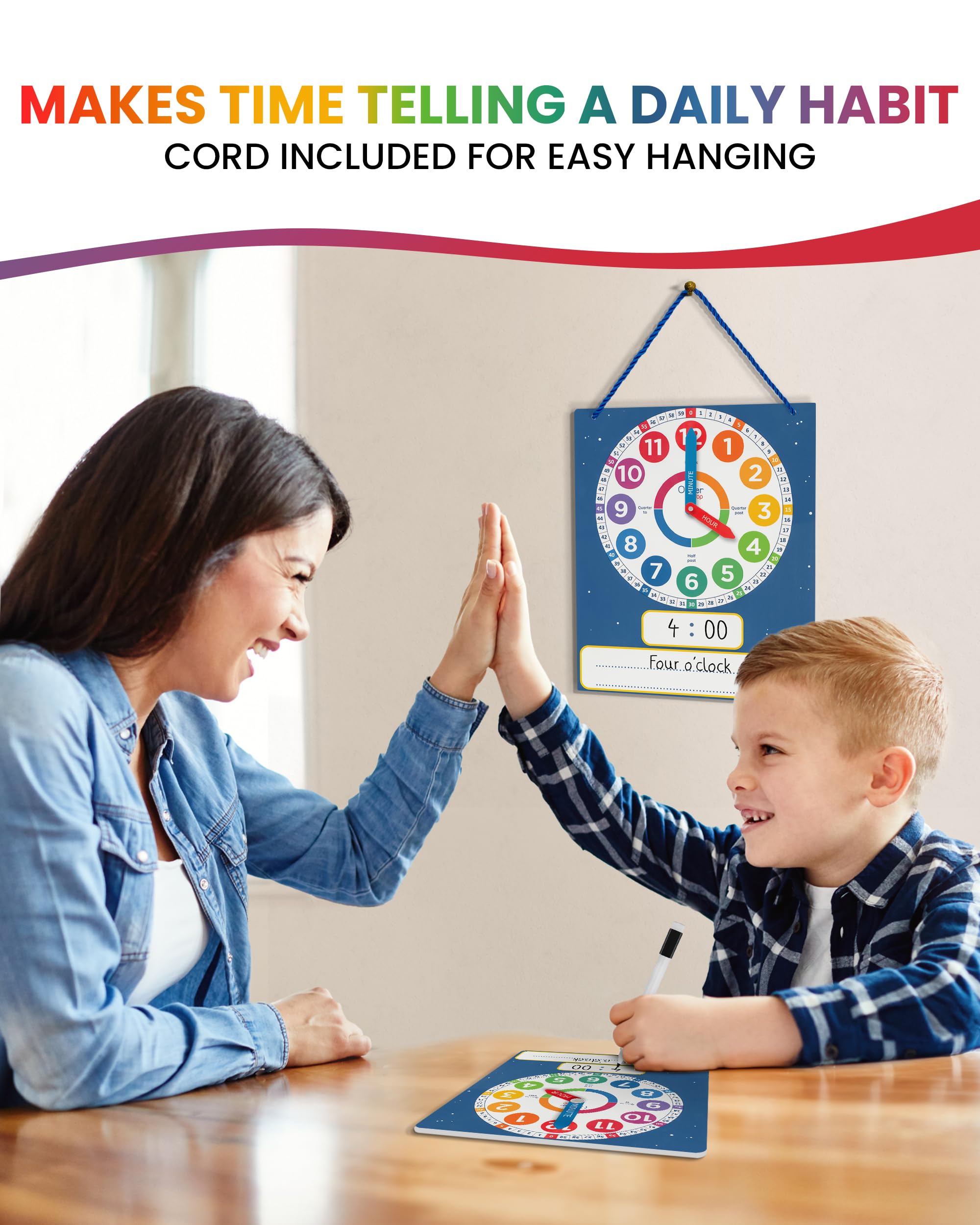 Oyster&Pop free e-book bonus with activities to build time skills.