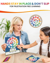 Oyster&Pop student clock 2 aids independent time-telling activities.