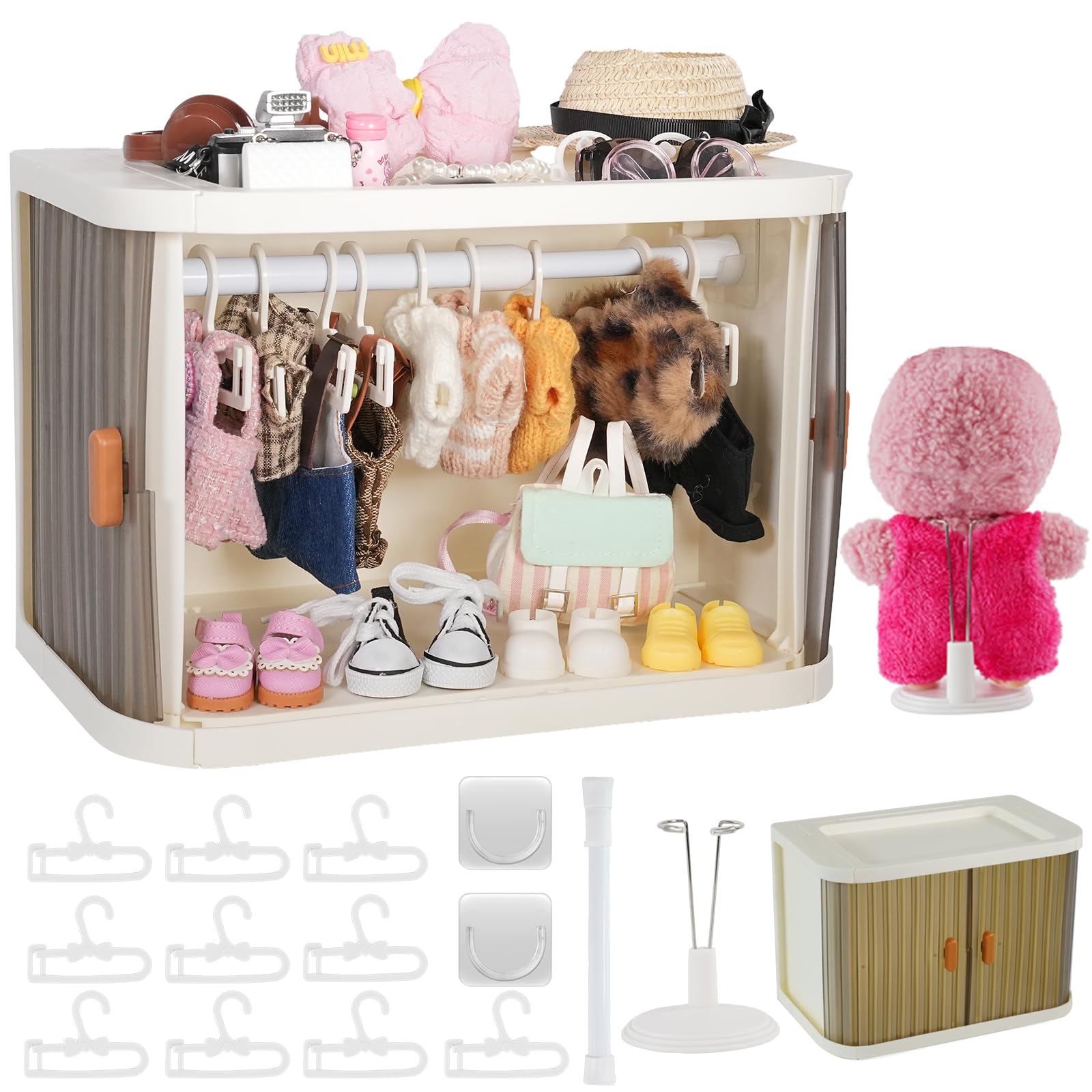 Oythyg foldable wardrobe closed for compact storage and quick setup.