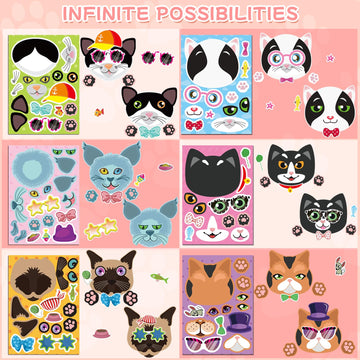 Ozepao cat stickers showing paw print designs for classroom activities