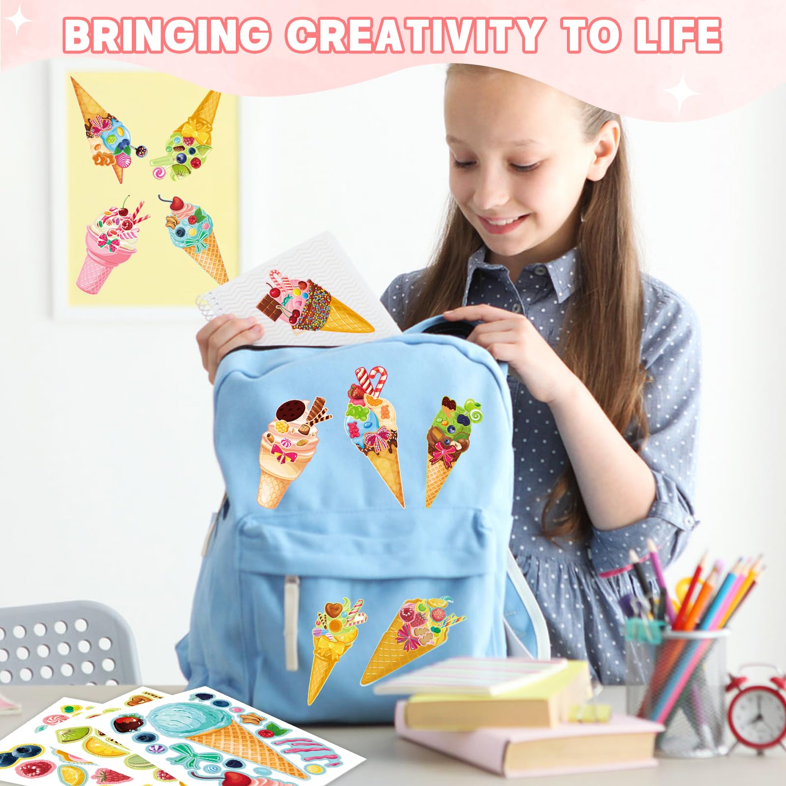 Ozepao colorful stickers fuel storytelling and creative crafts