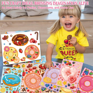 Ozepao donut stickers spark imaginative play and hands-on creativity.