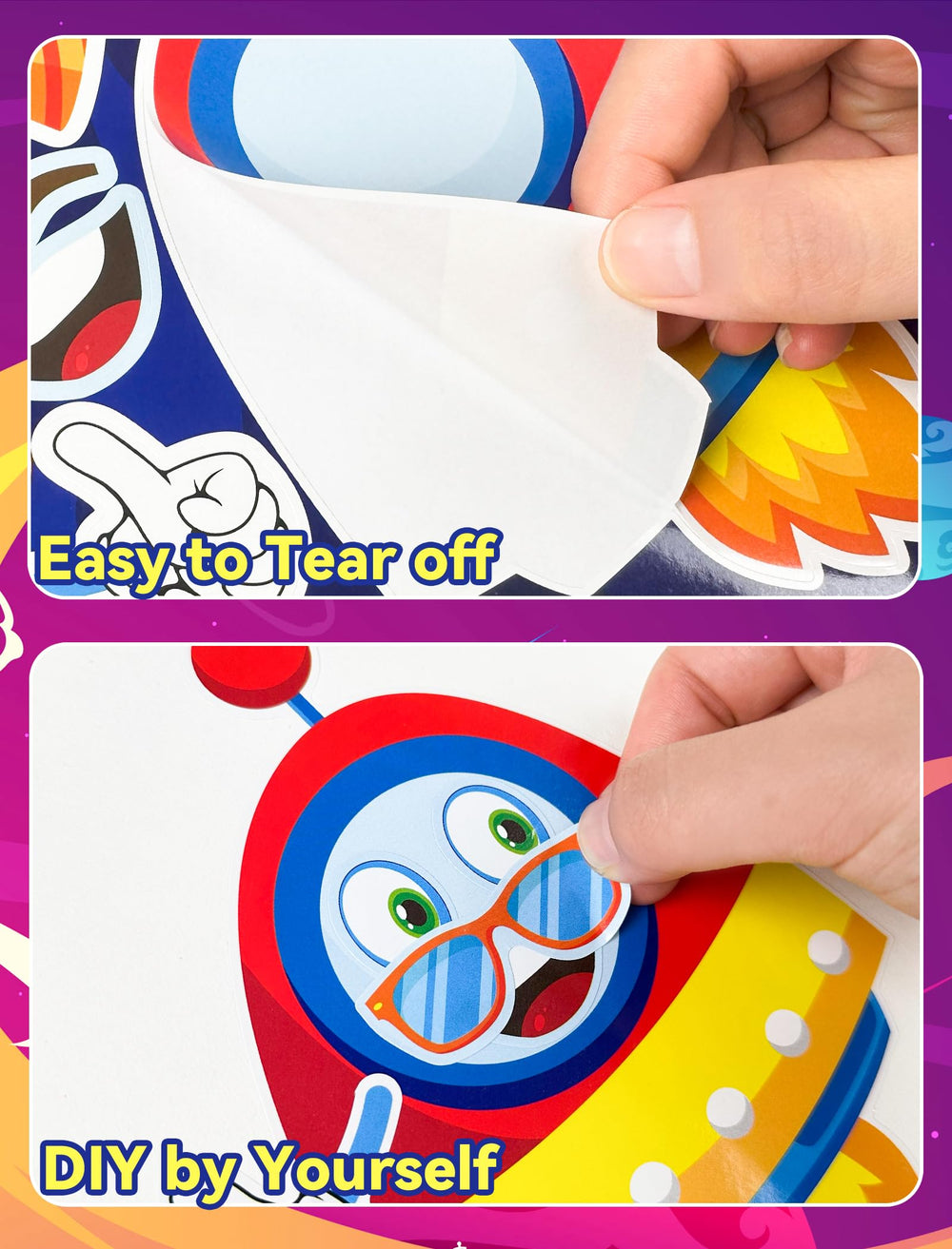 Ozepao outer space sticker educational icons ideal for classrooms