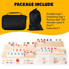 OZFRHO Carrying case with zipper for travel-friendly storage.