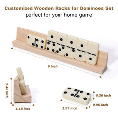 OZFRHO wooden racks close-up showing smooth splinter-free surfaces for easy tile handling
