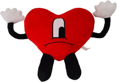 OZIF Bad Cute Bunny Plush 9.4in Love Heart, perfect for bedtime snuggles.