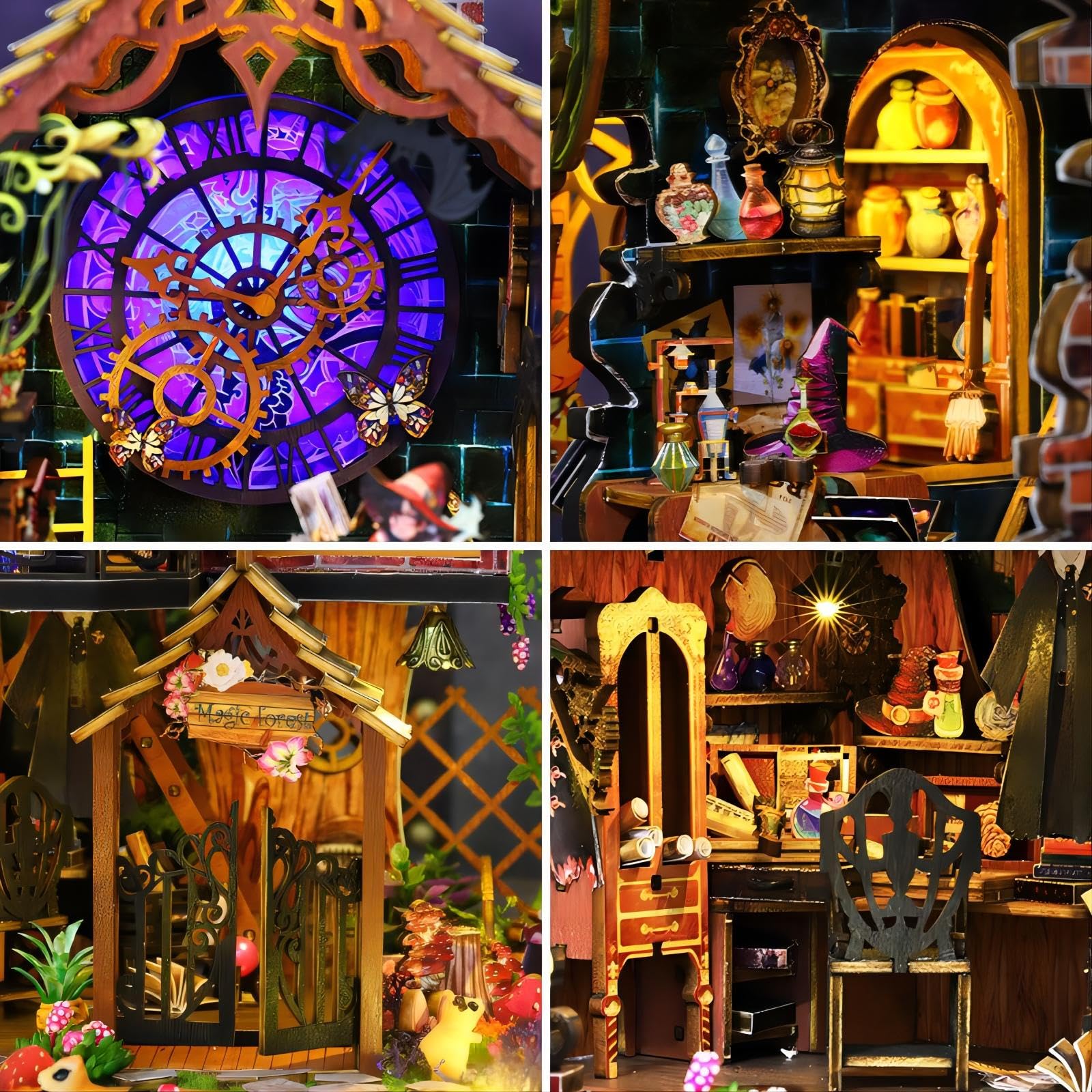 OZJAY dollhouse display-ready finish enhances home décor appeal