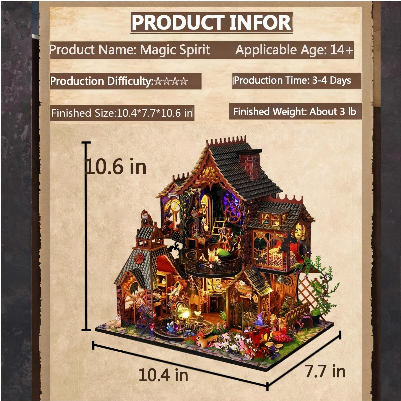 OZJAY dollhouse interior detail highlights charming rooms and textures