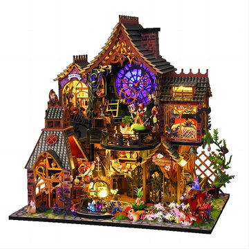 OZJAY miniature house kit assembly for a calm, hands-on creative project