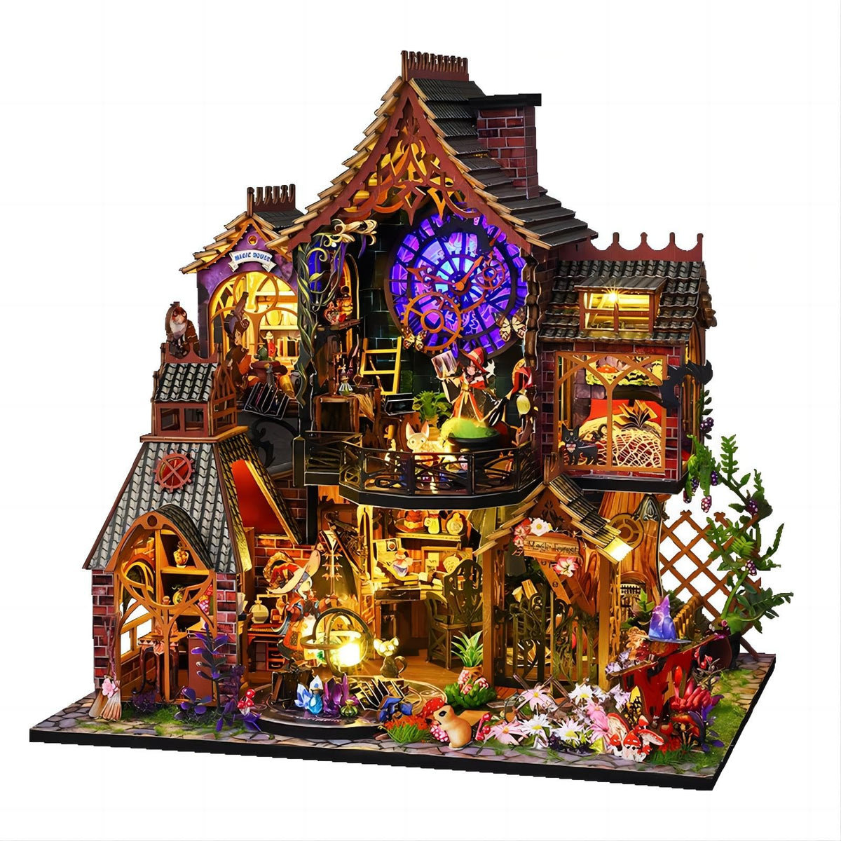 OZJAY miniature house kit assembly for a calm, hands-on creative project