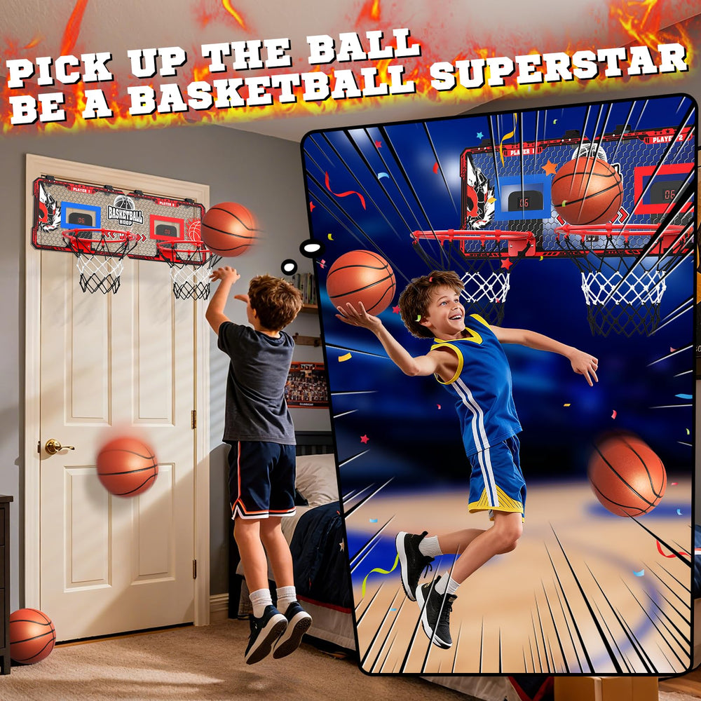 OZMI balls and accessories enable quick setup for instant dunk action.