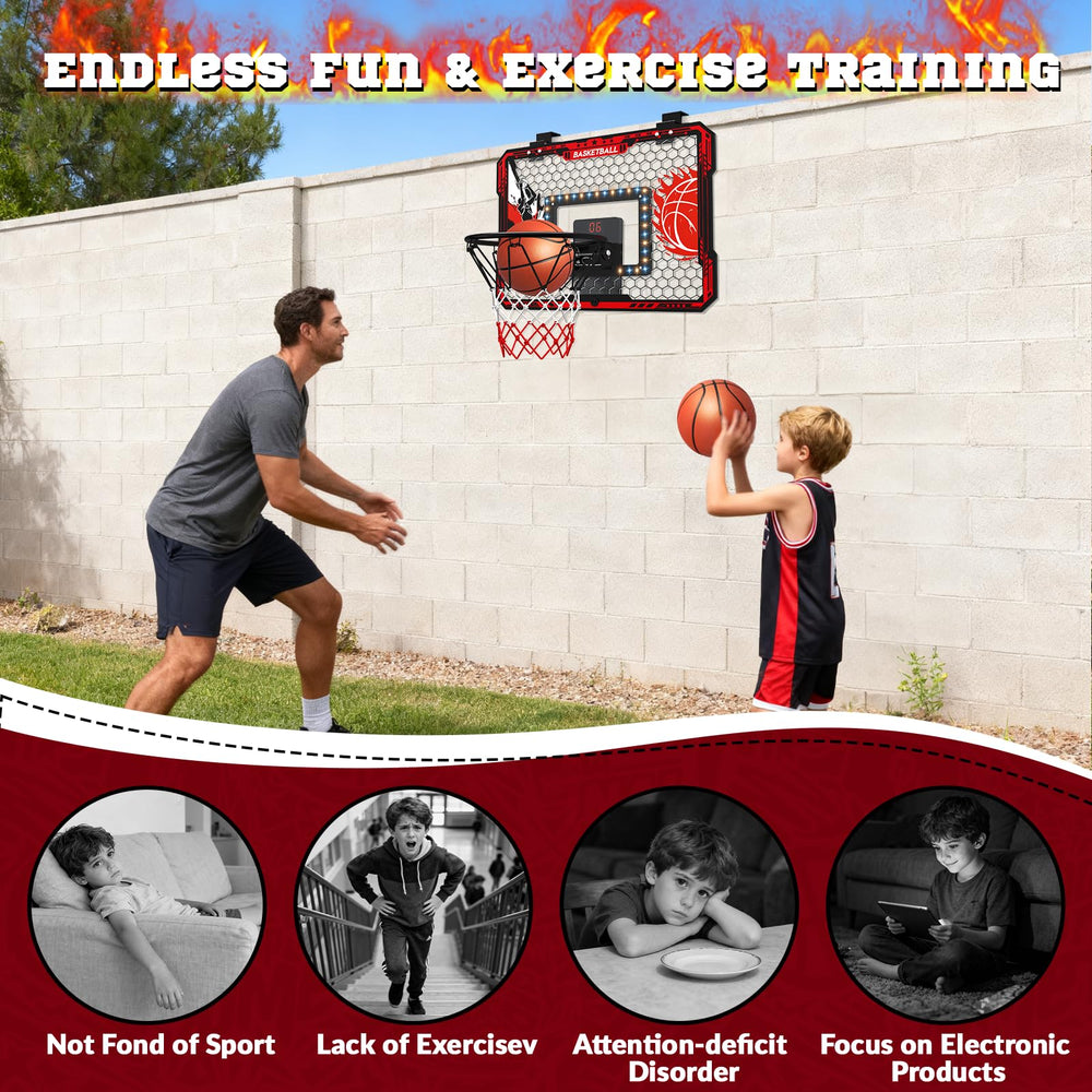 OZMI three basketballs included for immediate practice and games.