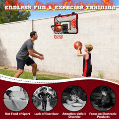 OZMI three basketballs included for immediate practice and games.