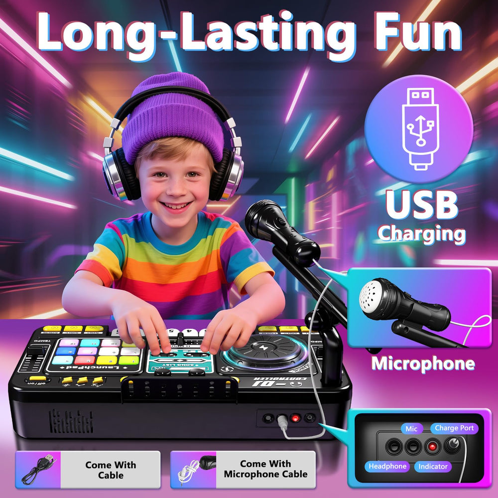 OZMI Kids DJ microphone for vocal play and performances.