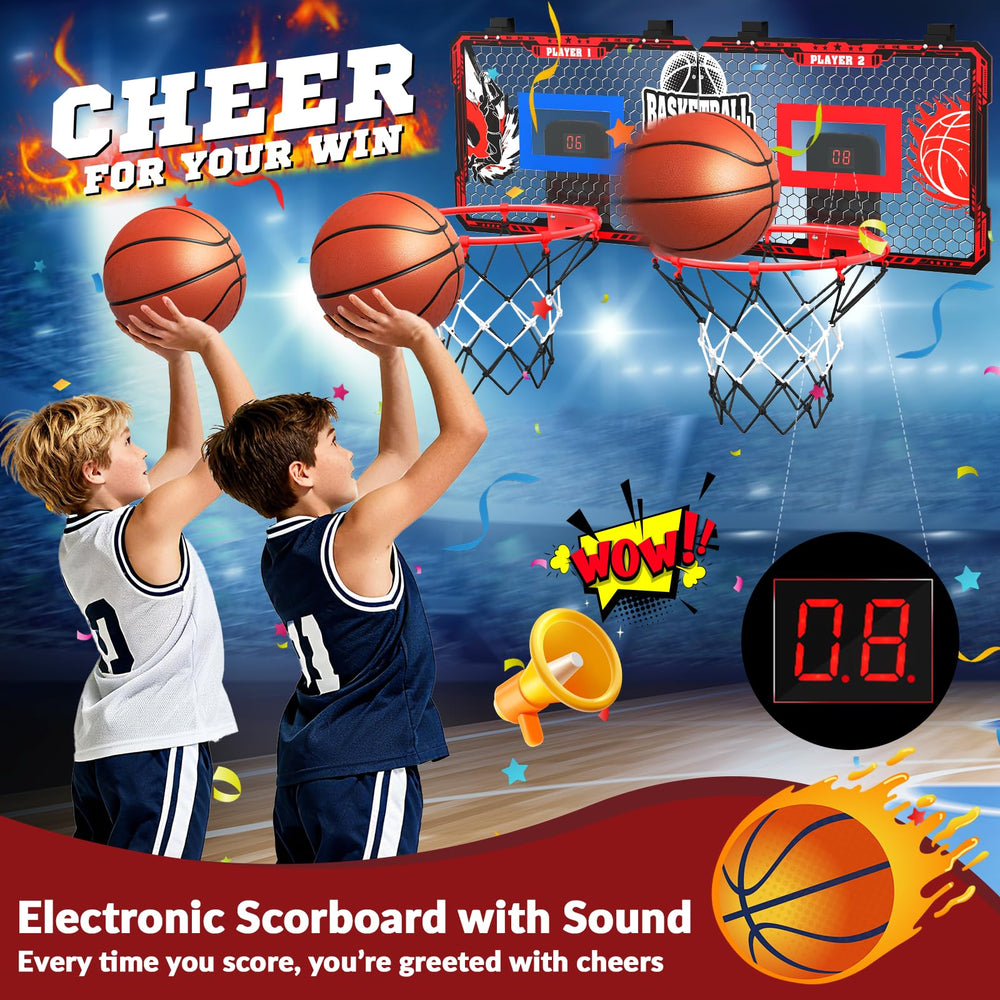 OZMI LED scoreboard provides clear scoring during fast-paced rounds.