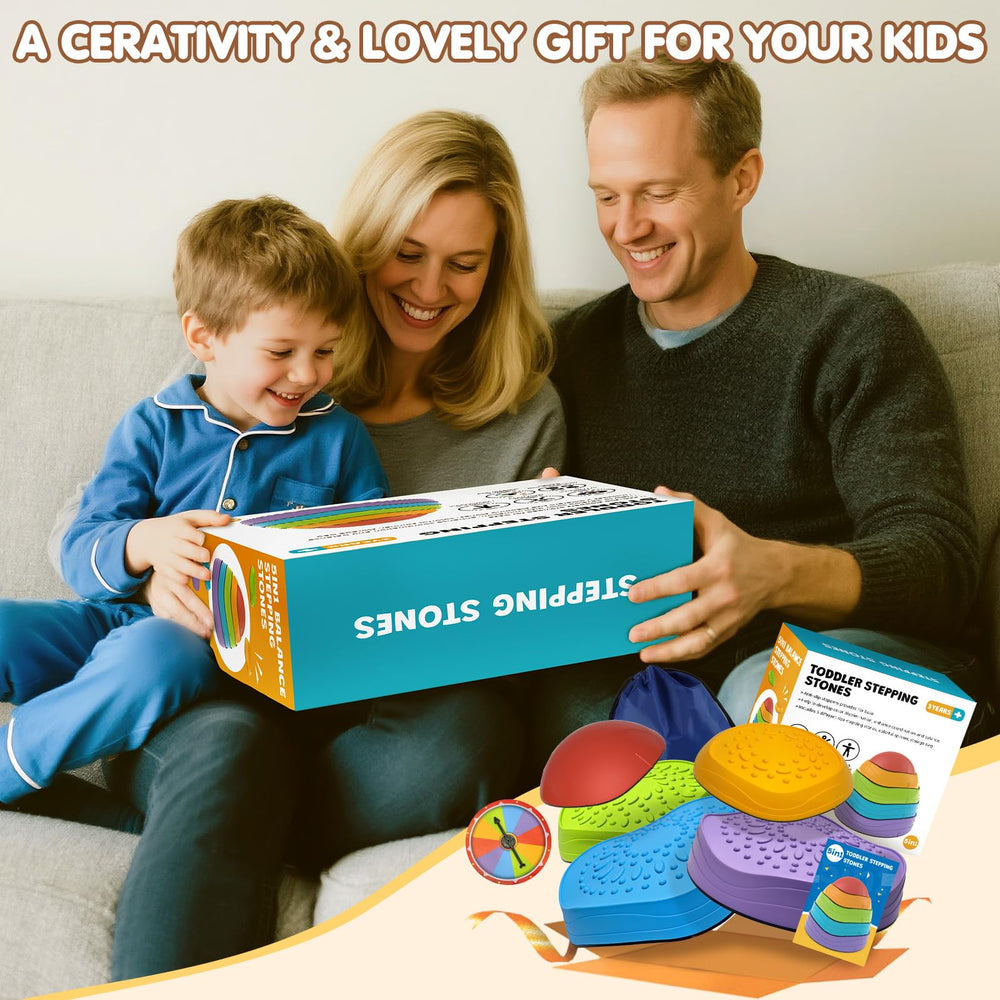 OZMI stones support beginner balance and core strength through play.