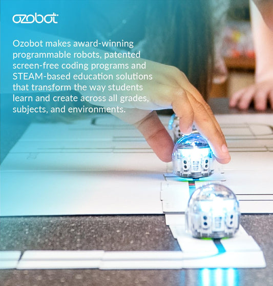 Ozobot Color Code Magnets base kit tiles and puzzle pieces for hands-on coding
