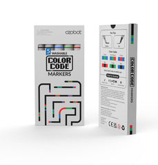 Ozobot dual-sided marker design for versatile coding activities