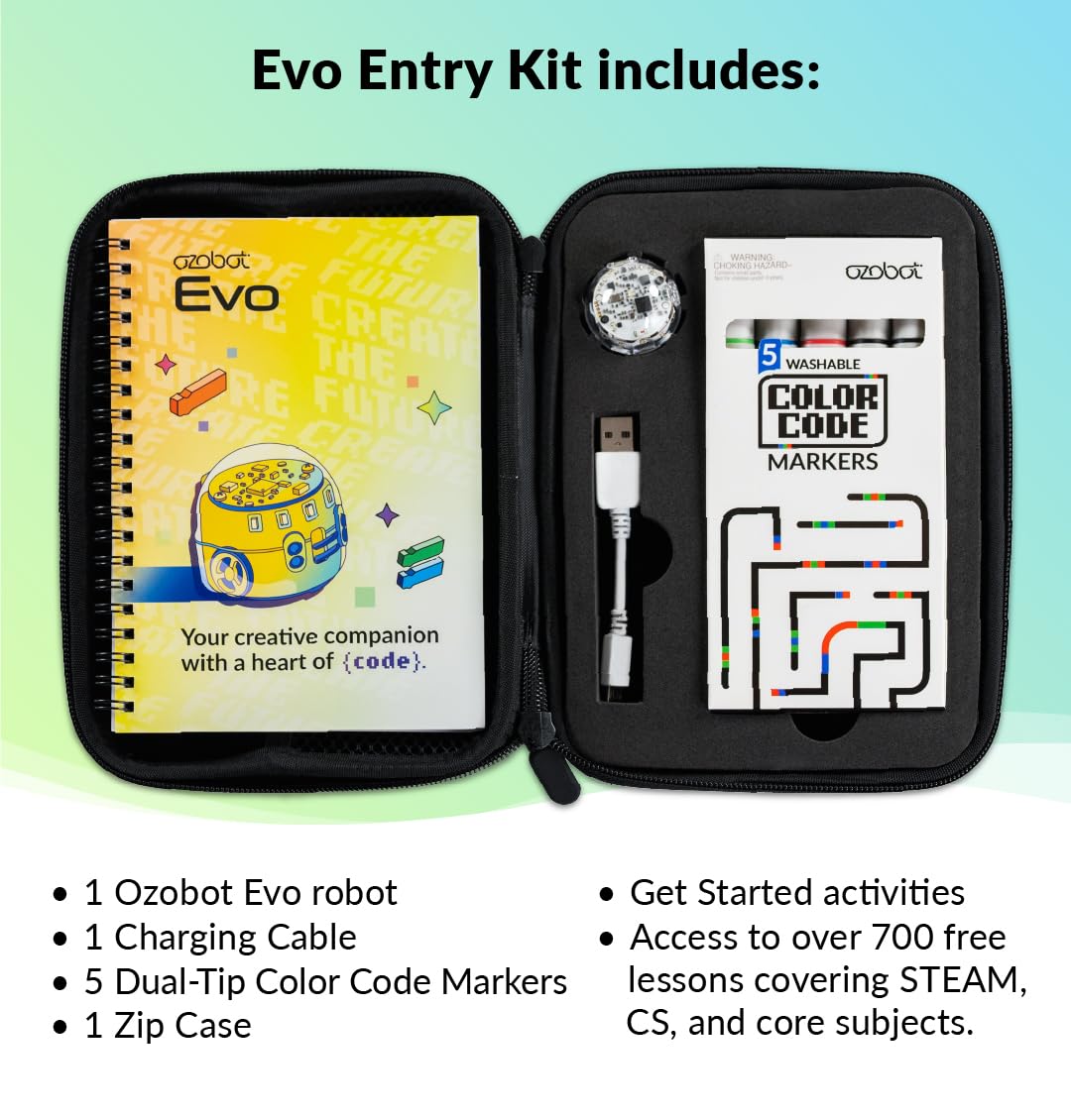 Ozobot Evo Entry Kit durable robot built to withstand classroom use.