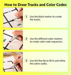 Ozobot markers suitable for home STEM learning and play