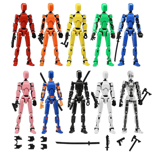 PAASTAI T13 action figure posed for dynamic desk display