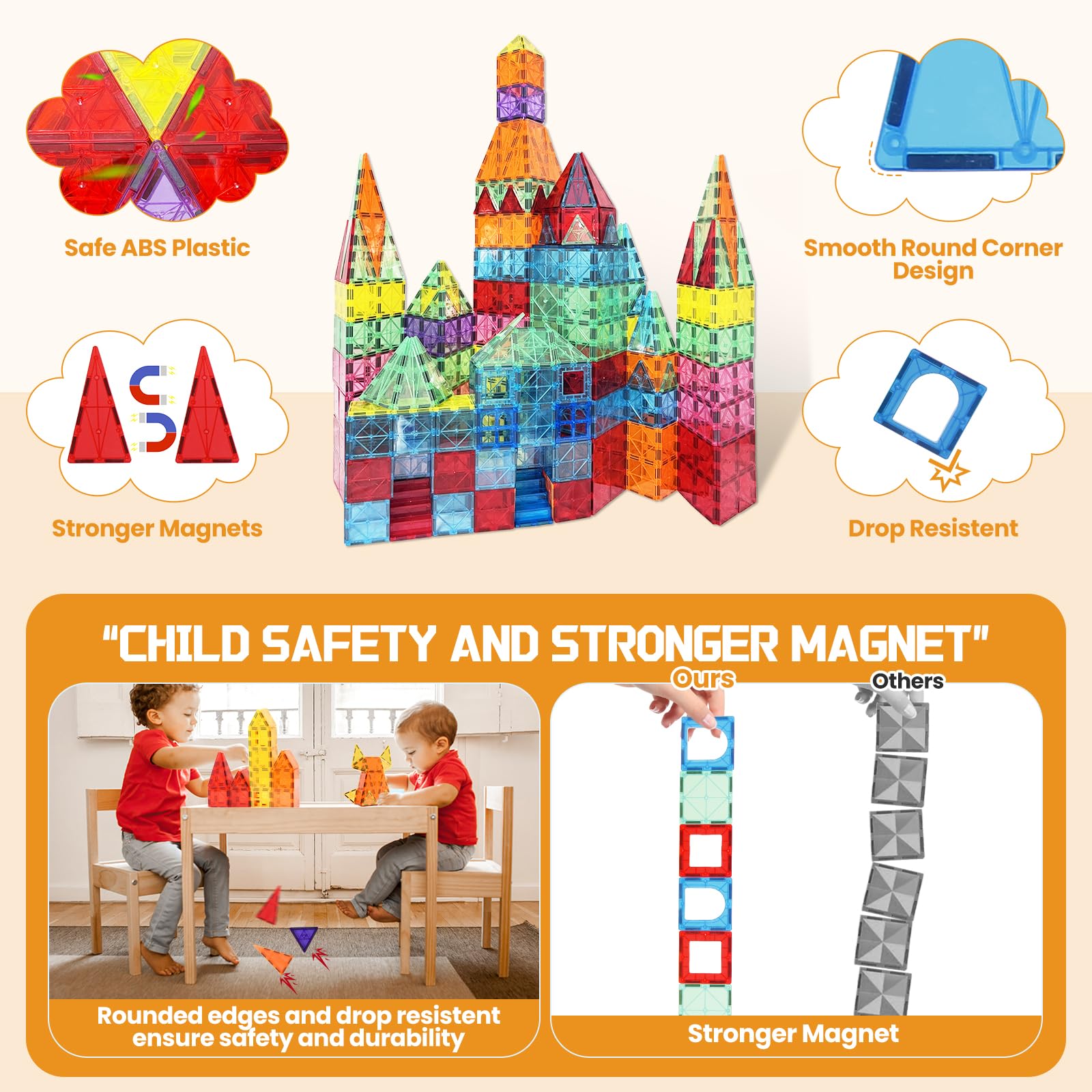 Paaxido magnetic tiles support creative builds and STEM exploration.