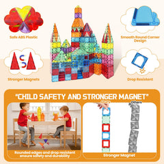 Paaxido magnetic tiles support creative builds and STEM exploration.