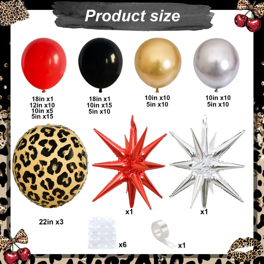 Paayeq red star balloons add festive sparkle to celebrations.