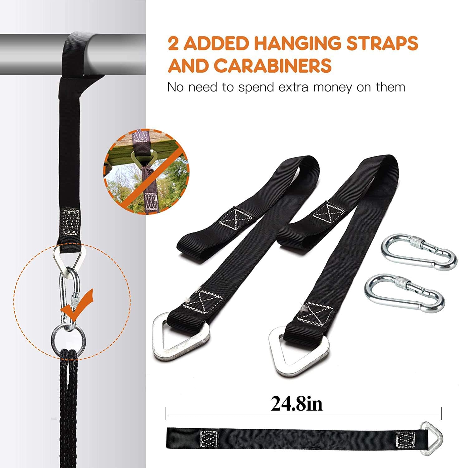 PACEARTH padded iron tubes ensure comfortable grip and safety
