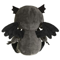 Pacific Giftware Hellion Plush Cthulhu doll back view, soft home or travel pillow.