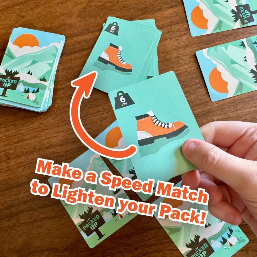 Packed Up card deck spread for fast paced decision making