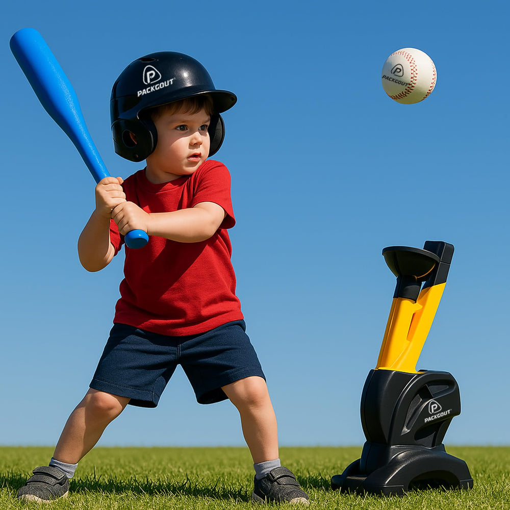 PACKGOUT soft baseballs 8.8-inch size for balanced, beginner-friendly training.