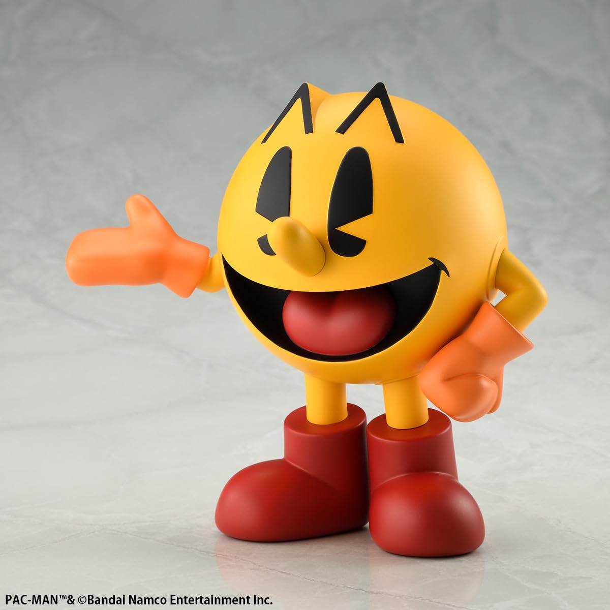 Pac-Man SoftB Half side view shows iconic round silhouette.